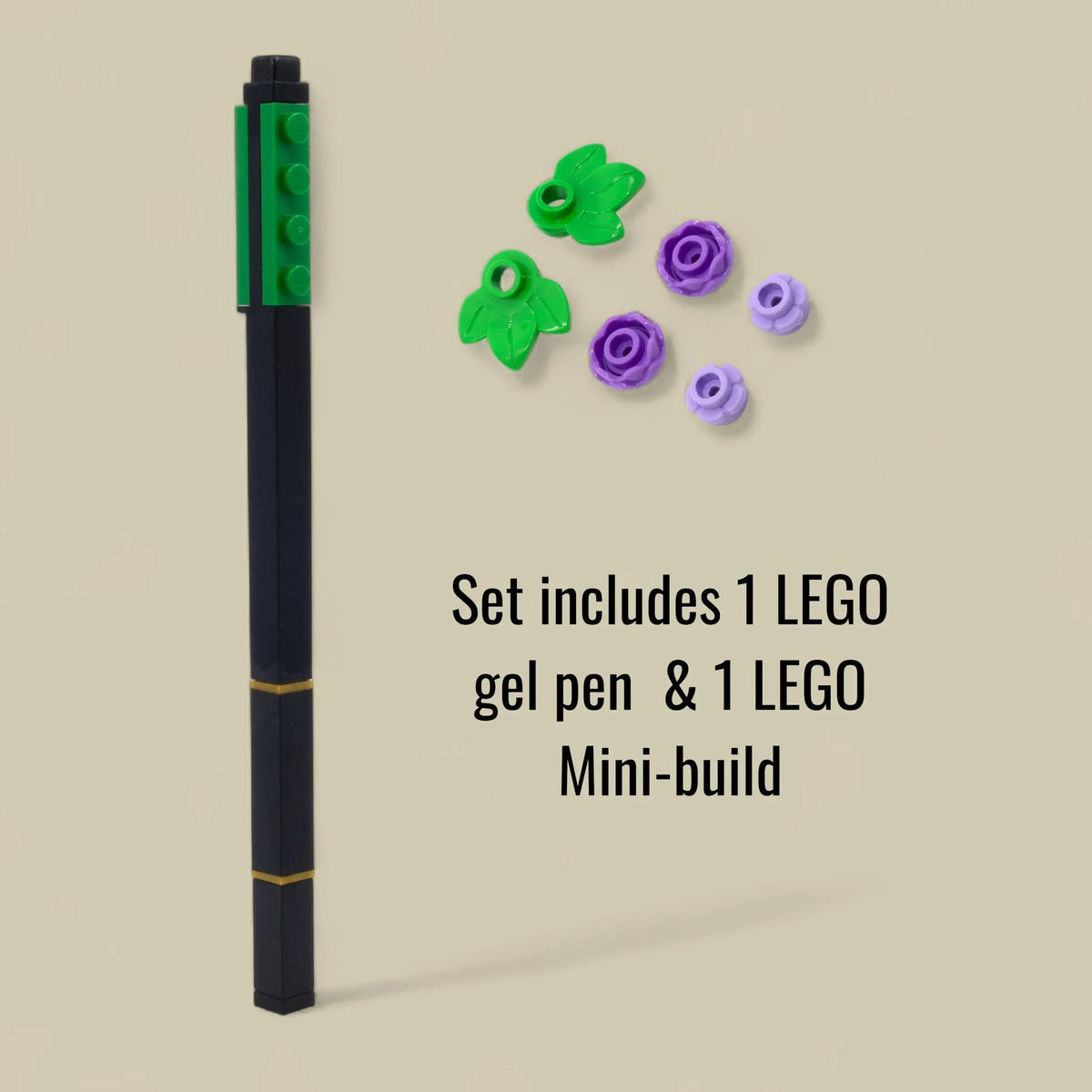 LEGO Pen Pal Lavender Botanical Gel Pen with 53701-Bricking Lebanon