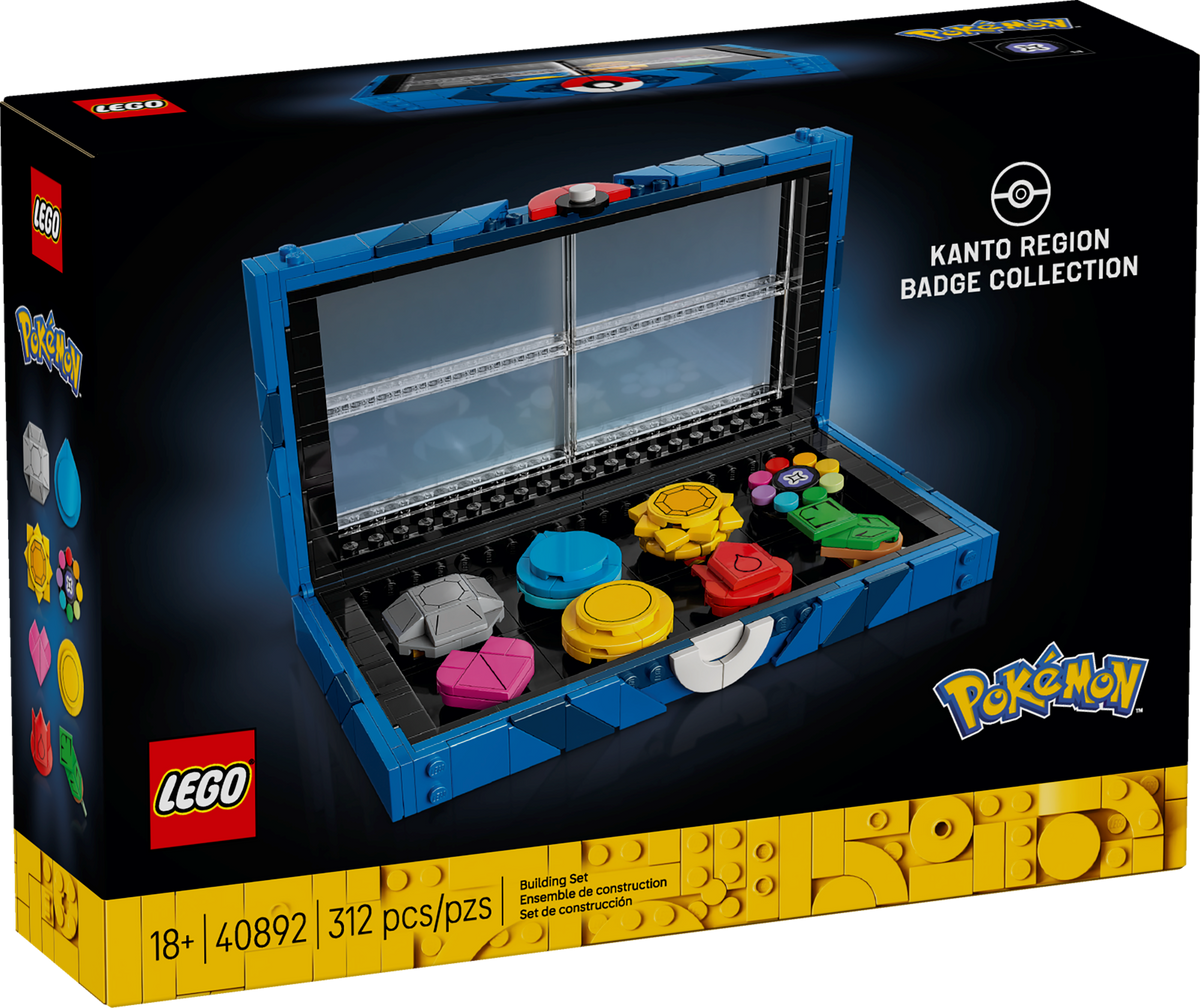 LEGO Pokemon Pokémon Kanto Region Badge Collection Display Set 40892-Bricking Lebanon