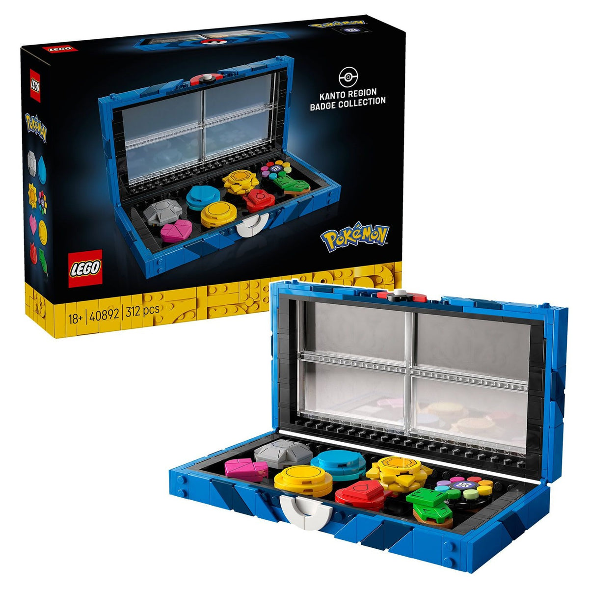 LEGO Pokemon Pokémon Kanto Region Badge Collection Display Set 40892-Bricking Lebanon