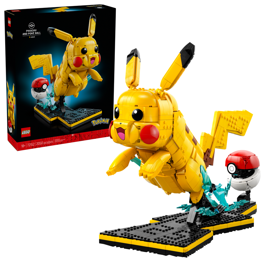 LEGO Pokemon Pokémon Pikachu and Poké Ball 72152-Bricking Lebanon