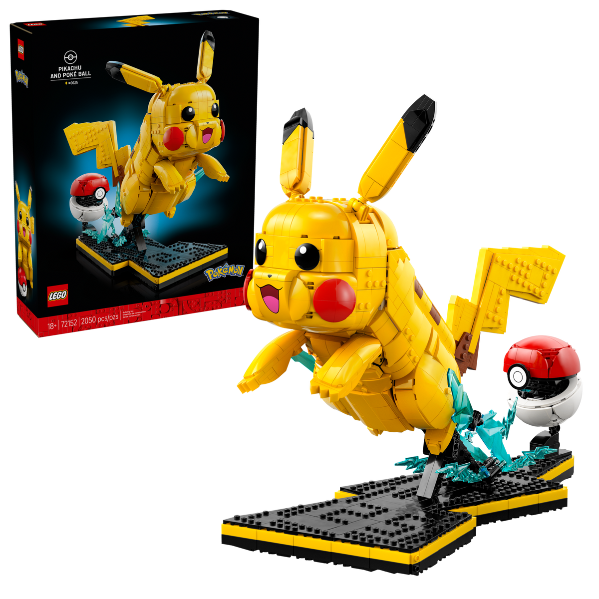 LEGO Pokemon Pokémon Pikachu and Poké Ball 72152-Bricking Lebanon