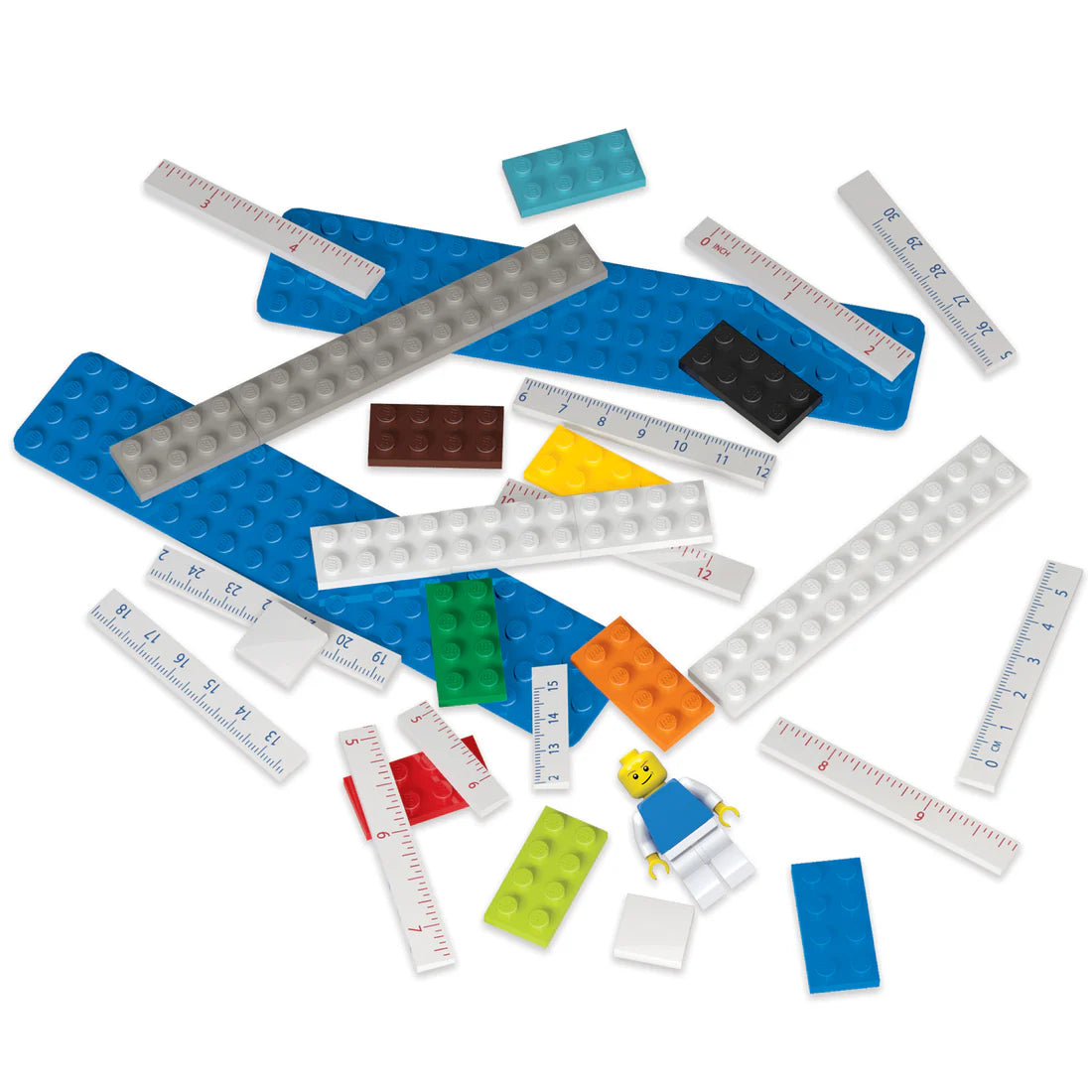 LEGO Ruler with Minifigure 52558-Bricking Lebanon