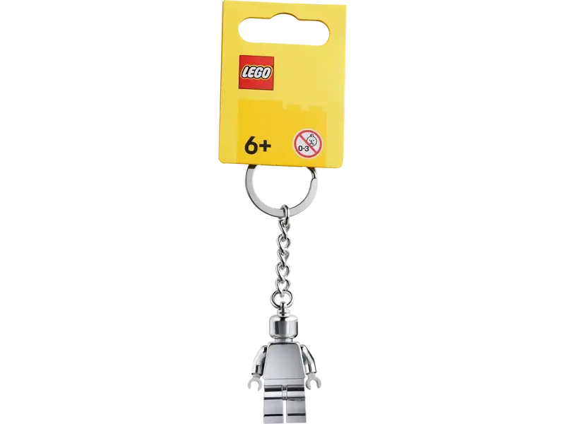 LEGO Silver Minifigure Key Chain 854305-Bricking Lebanon