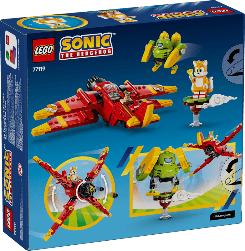 LEGO Sonic The Hedgehog Tails' Tornado-1 77119