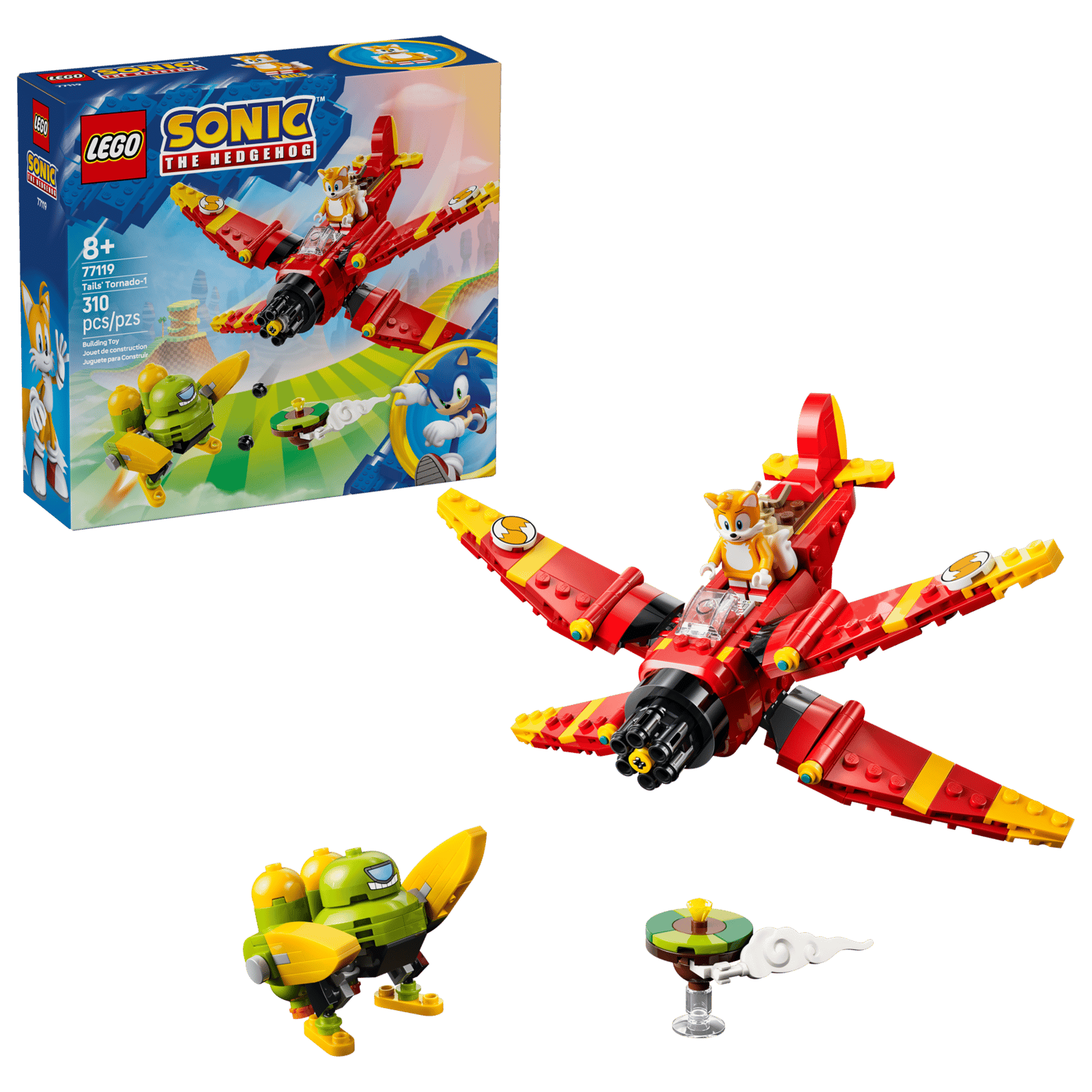 LEGO Sonic The Hedgehog Tails' Tornado-1 77119