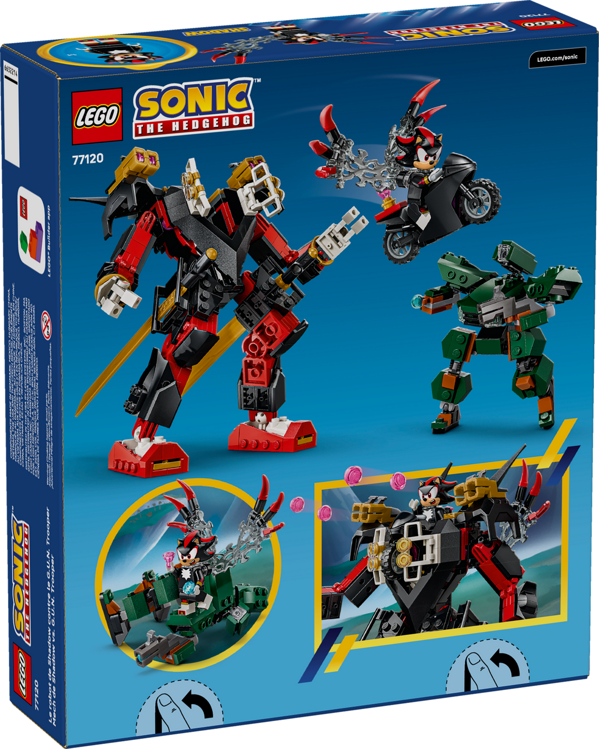 LEGO Sonic the Hedgehog Shadow's Mech vs. G.U.N. Trooper 77120-Bricking Lebanon
