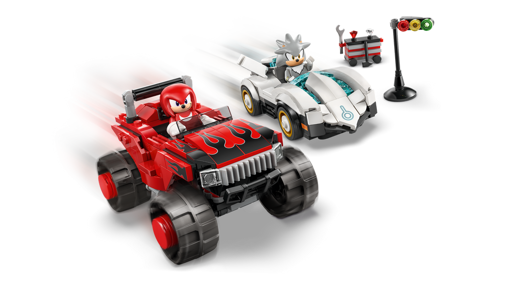LEGO Sonic the Hedgehog Silver's Car vs Knuckles' Monster Truck-Lego / Sonic The Hedgehog-Bricking Lebanon