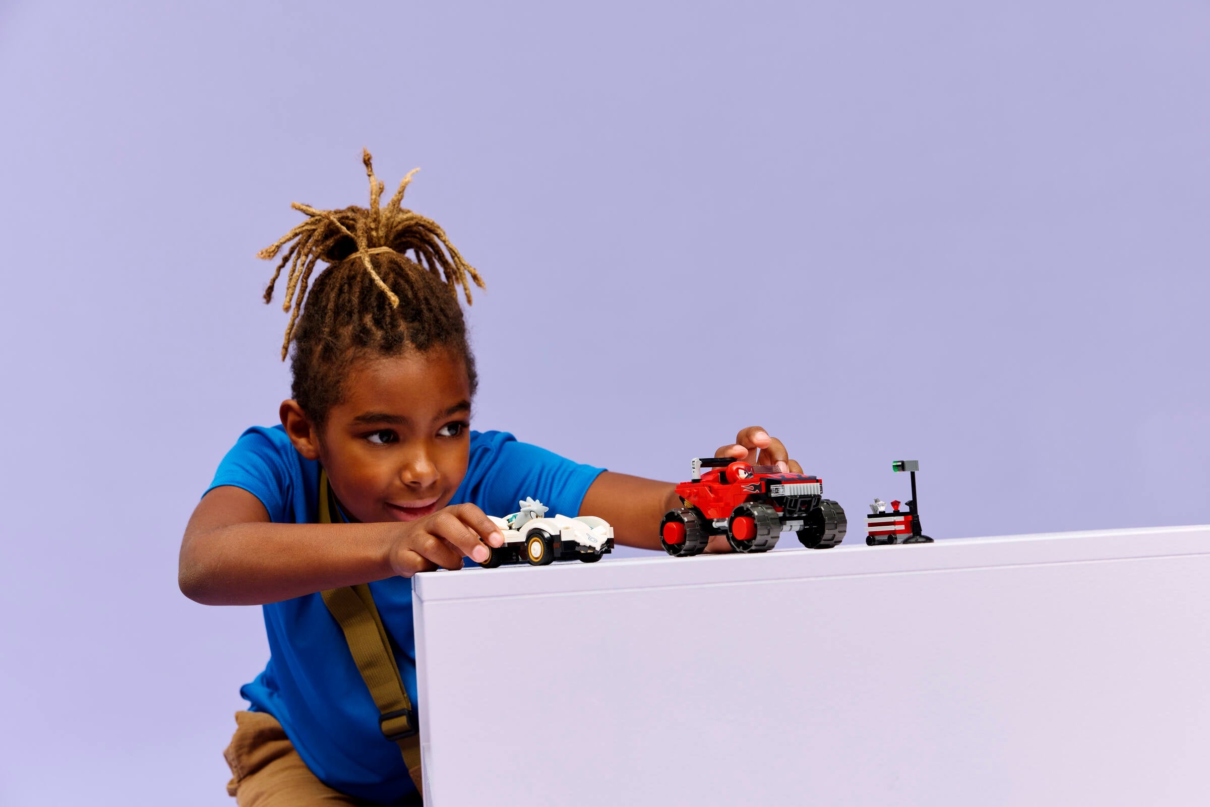 LEGO Sonic the Hedgehog Silver's Car vs Knuckles' Monster Truck-Lego / Sonic The Hedgehog-Bricking Lebanon