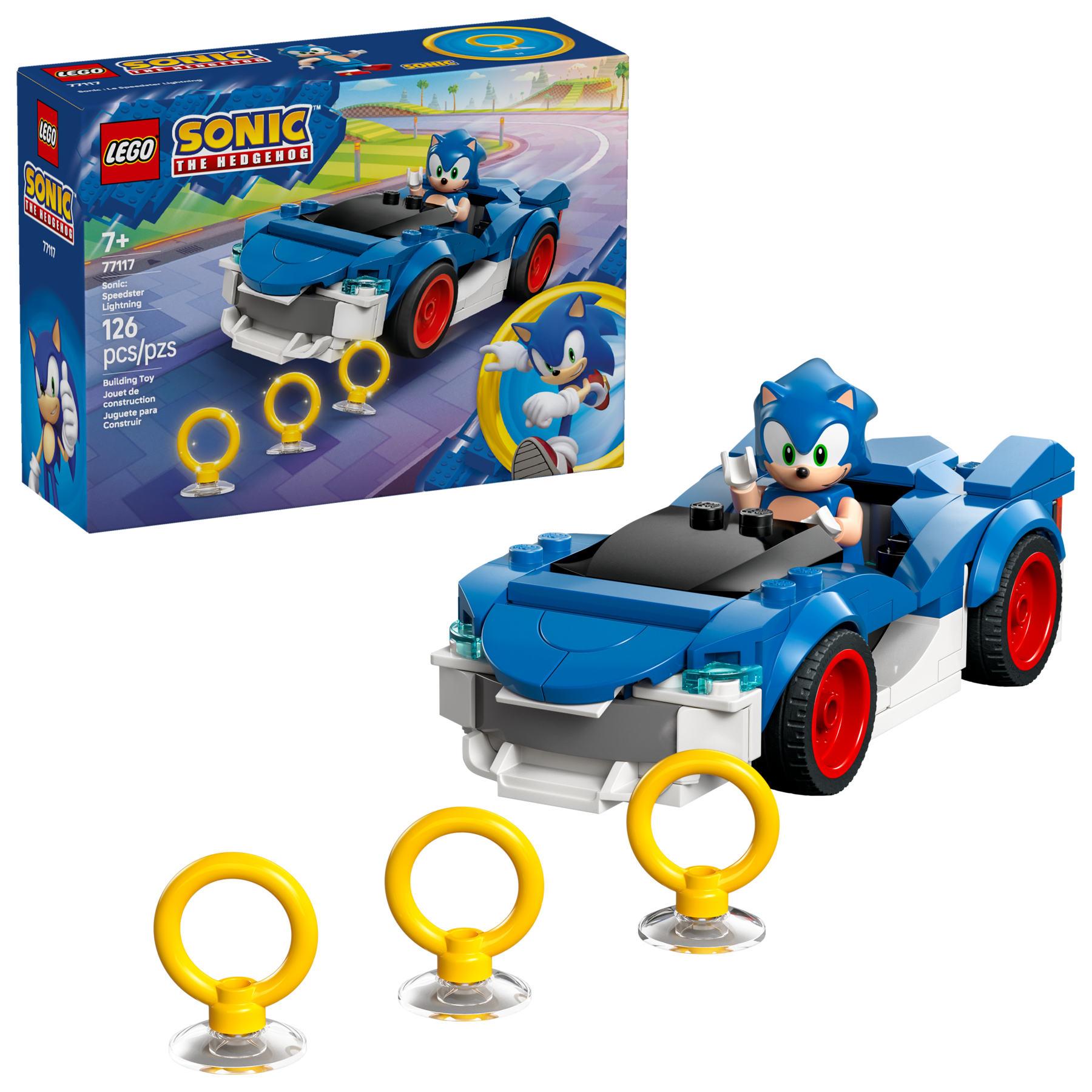 LEGO Sonic the Hedgehog Sonic Speedster Lightning 77117 Building Toy Set-Lego / Sonic The Hedgehog-Bricking Lebanon