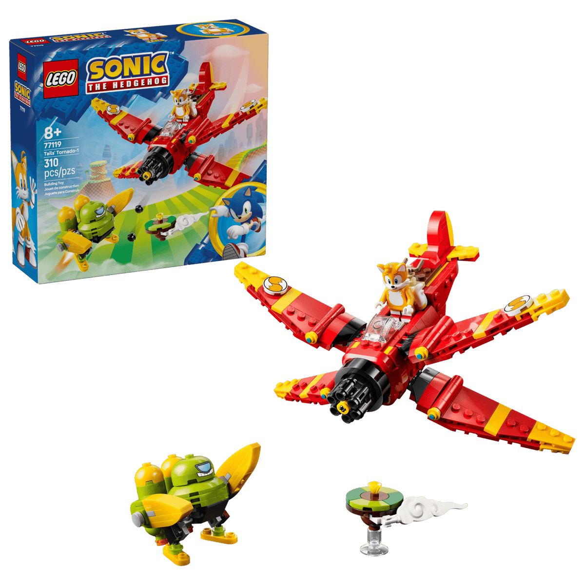 LEGO Sonic the Hedgehog Tails' Tornado-1 77119-Bricking Lebanon