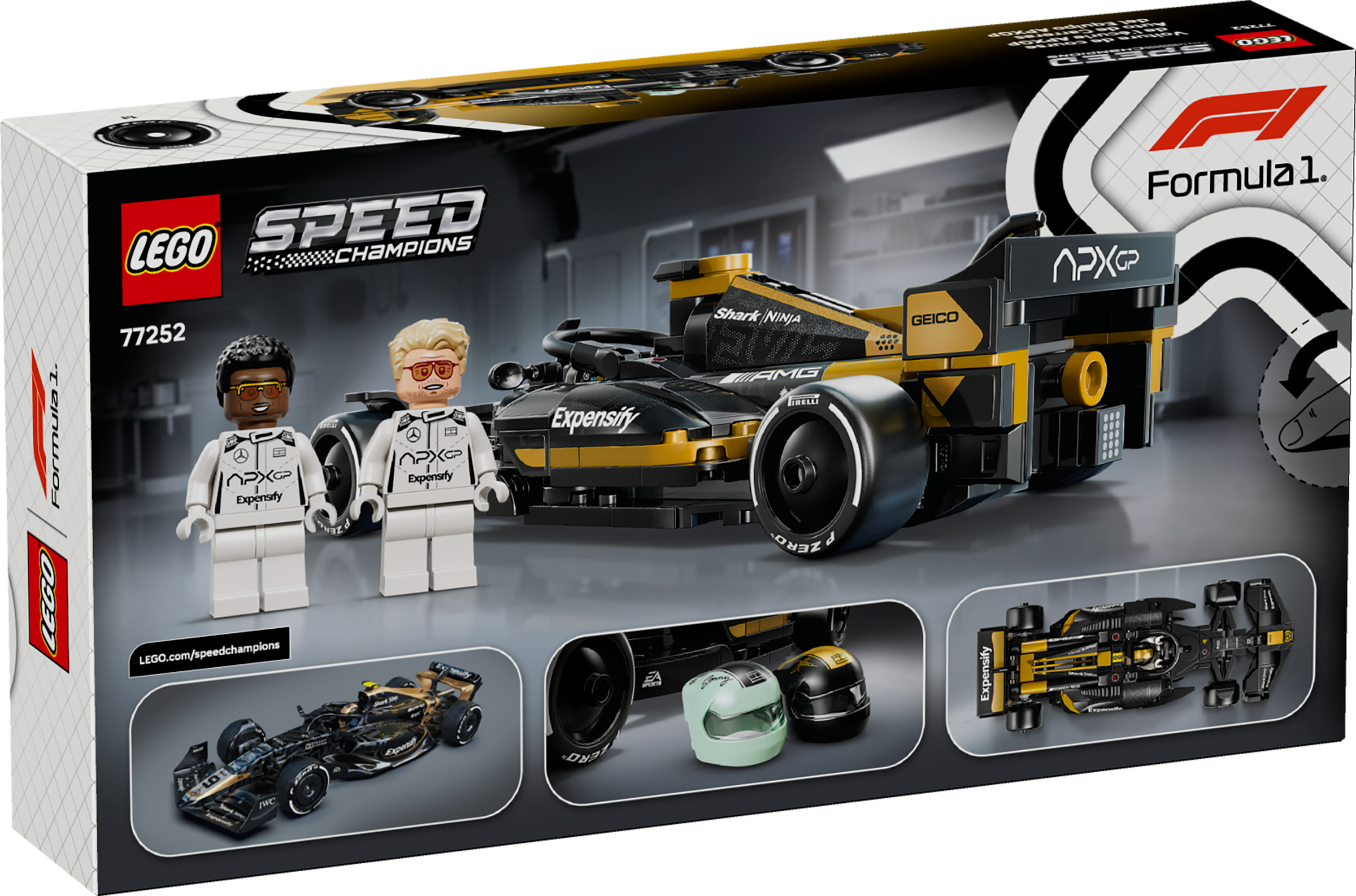 LEGO Speed Champions APXGP Team Race Car F1 Movie 77252-Lego / SPEED-Bricking Lebanon