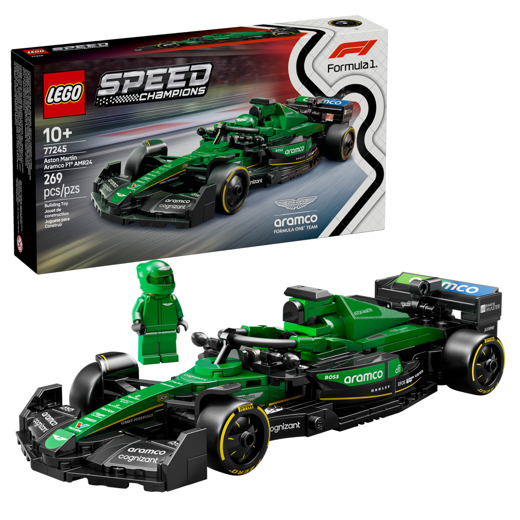 LEGO Speed Champions Aston Martin Aramco F1 AMR24 Race Car Set 77245-Bricking Lebanon