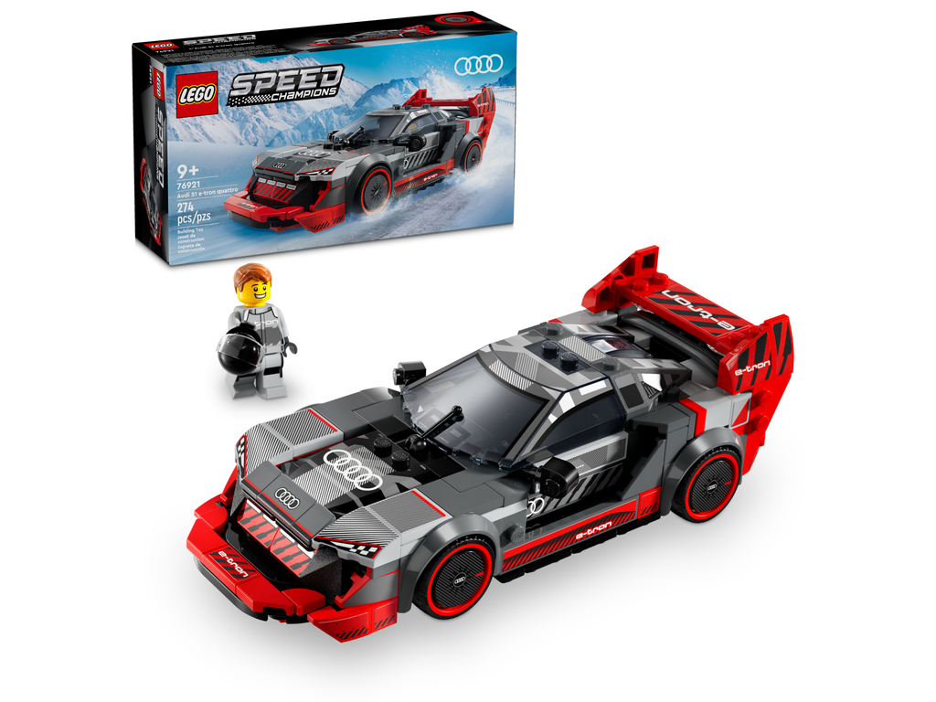 LEGO Speed Champions Audi S1 e tron quattro Race Car Toy 76921-Bricking Lebanon