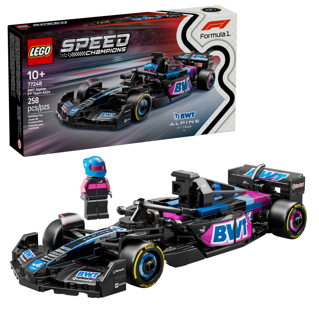 LEGO Speed Champions BWT Alpine F1 Team A524 Race Car 77248-Bricking Lebanon