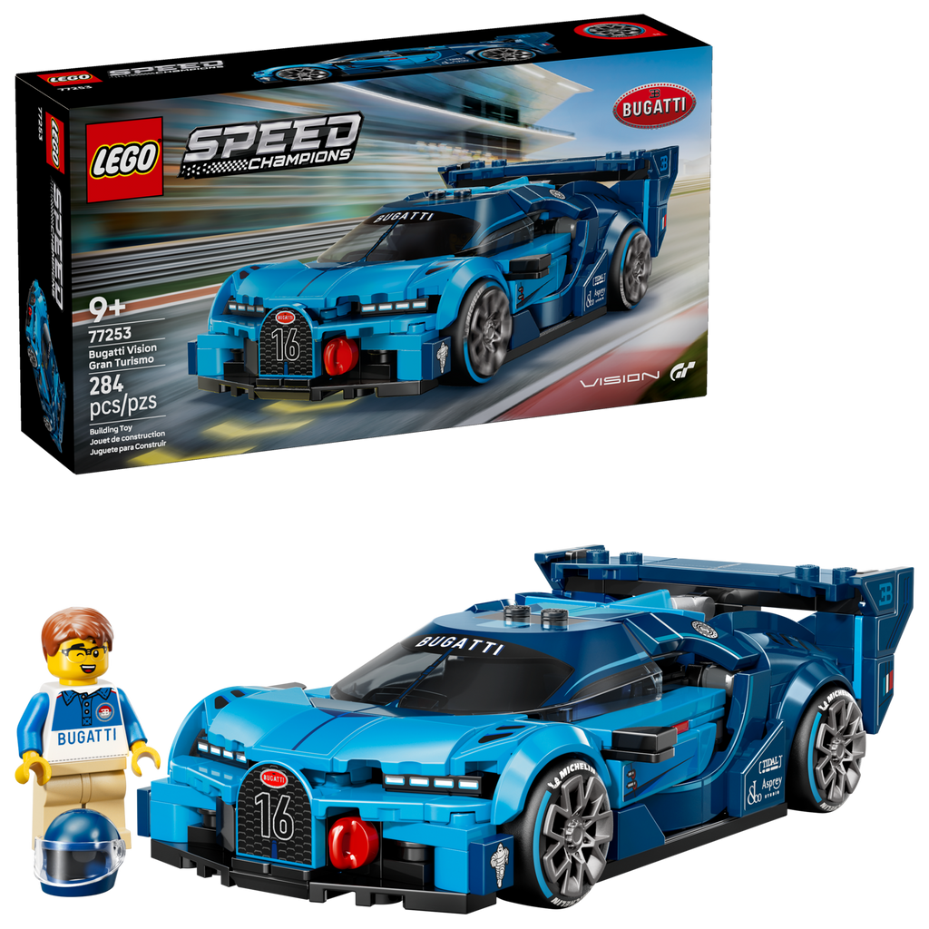LEGO Speed Champions Bugatti Vision GT Hyper Sports Car Set 77253-Bricking Lebanon