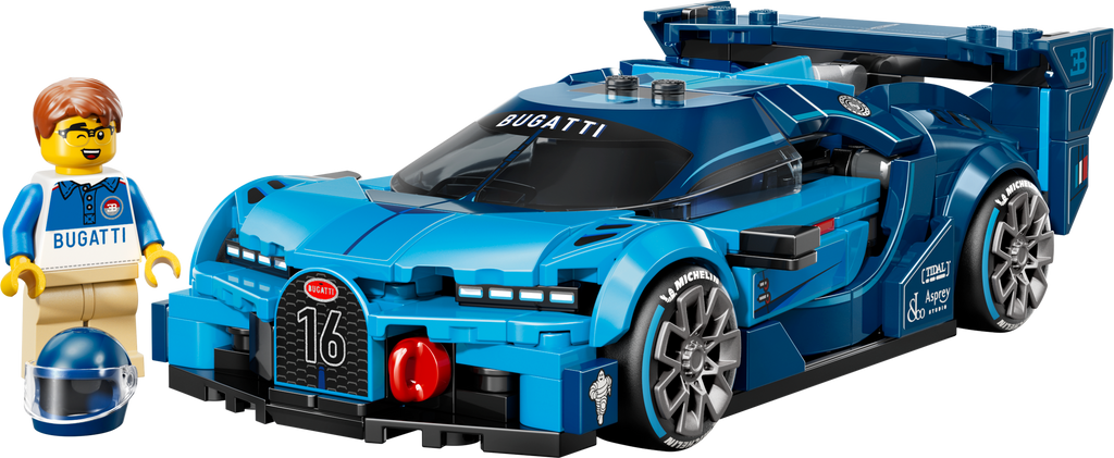 LEGO Speed Champions Bugatti Vision GT Hyper Sports Car Set 77253-Bricking Lebanon