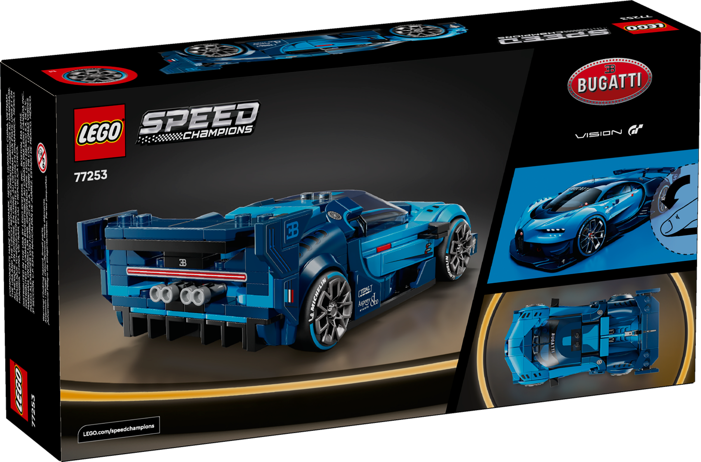 LEGO Speed Champions Bugatti Vision GT Hyper Sports Car Set 77253-Lego / SPEED-Bricking Lebanon