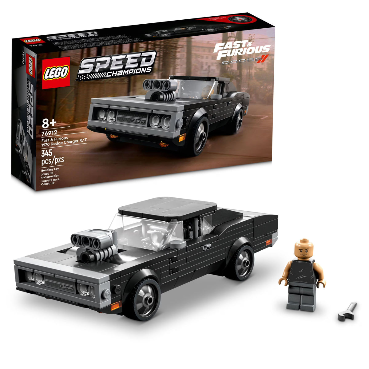 LEGO Speed Champions Fast & Furious 1970 Dodge Charger R/T 76912-Bricking Lebanon