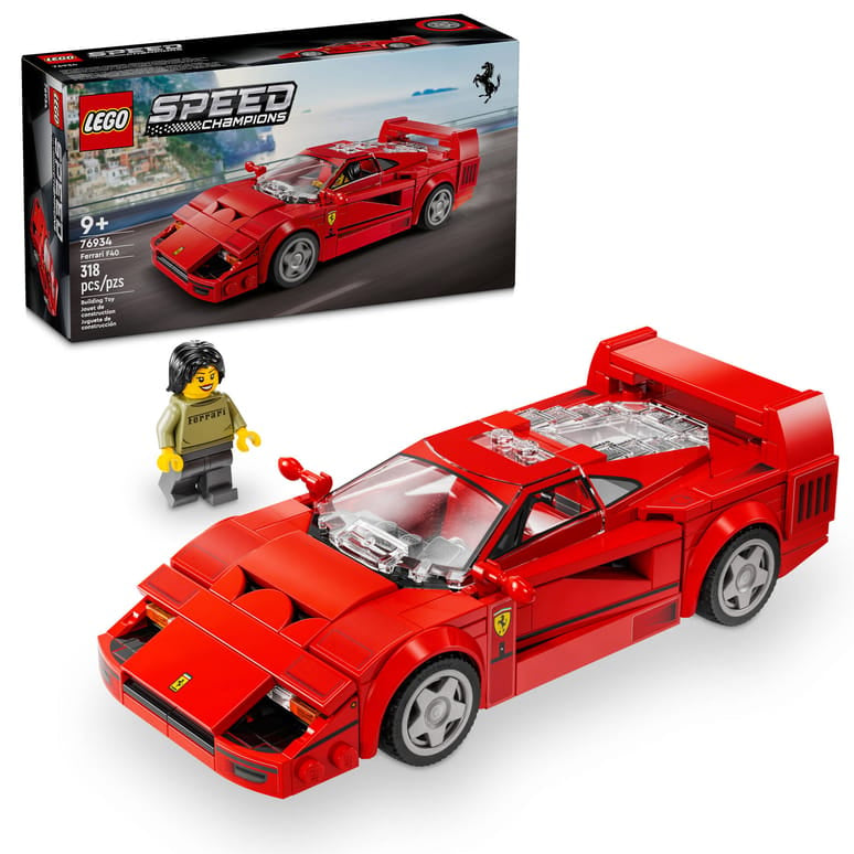 LEGO Speed Champions Ferrari F40 Supercar 76934-Bricking Lebanon