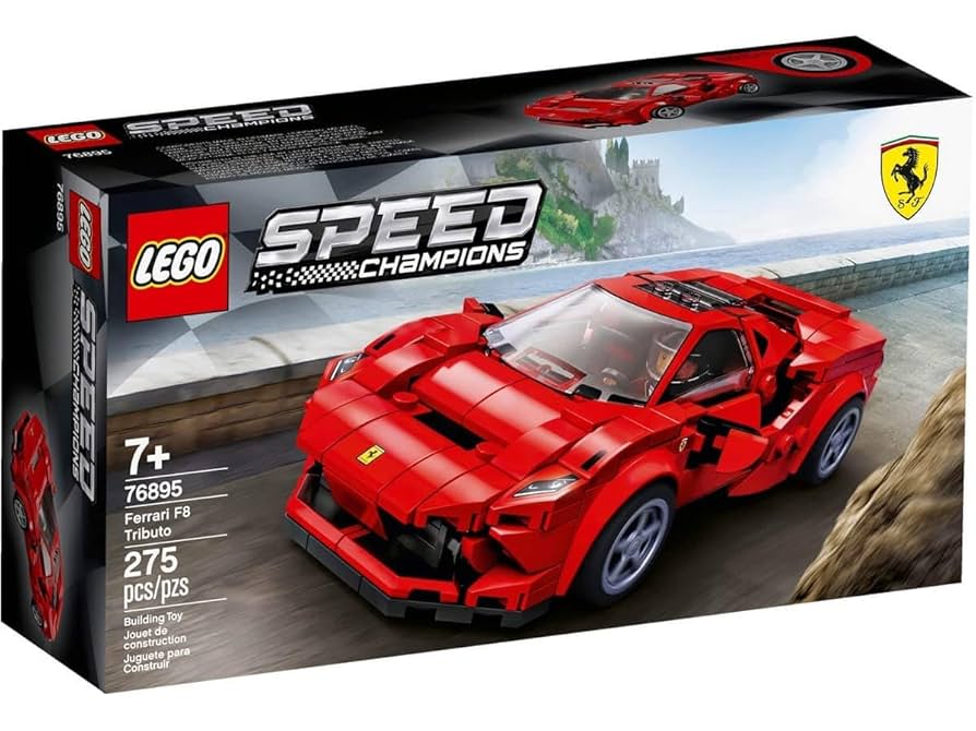 LEGO Speed Champions Ferrari F8 Tributo 76895-Bricking Lebanon