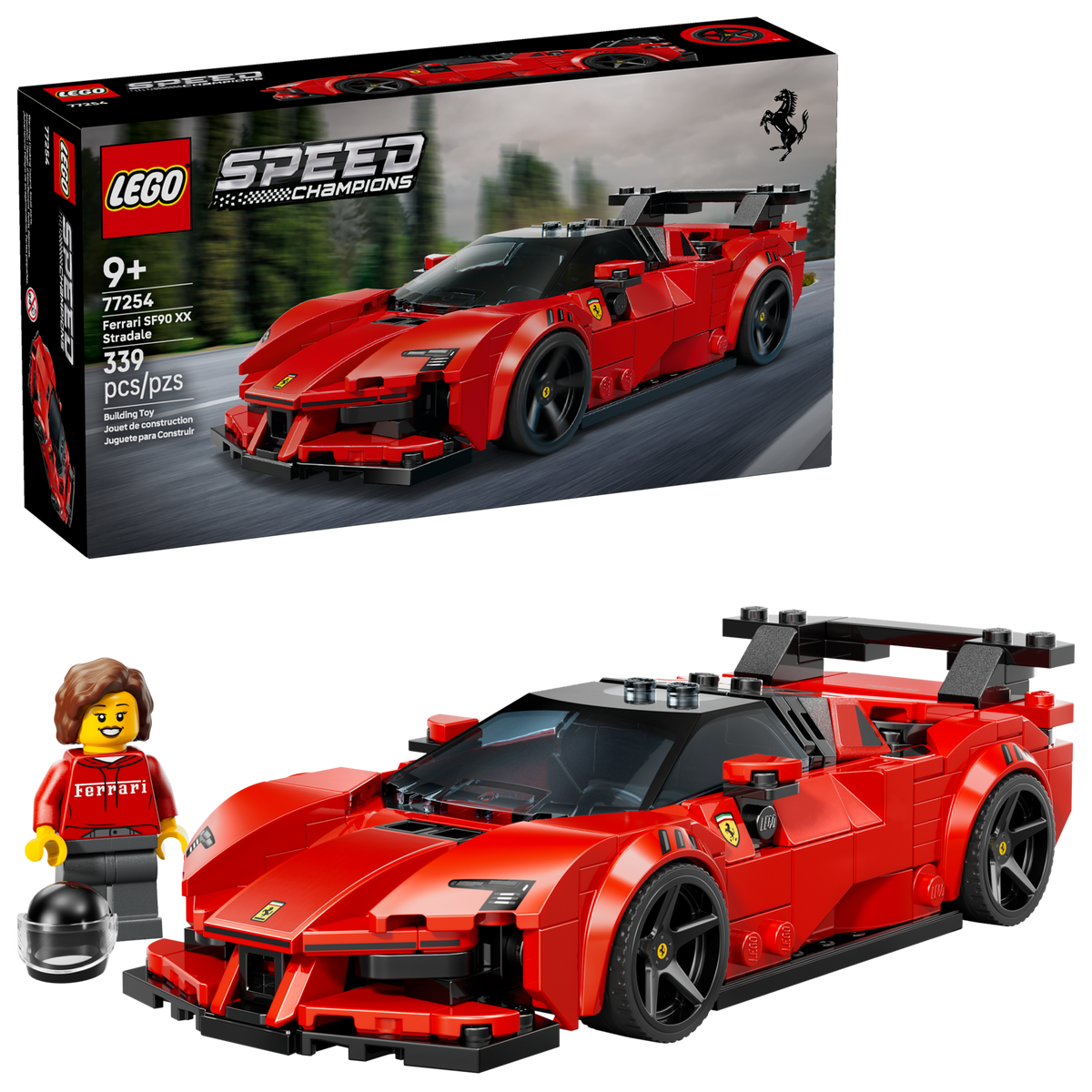 LEGO Speed Champions Ferrari SF90 XX Stradale Race Car 77254-Bricking Lebanon