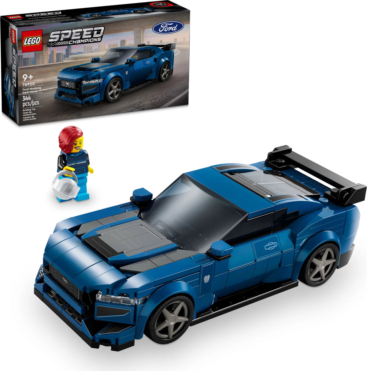 LEGO Speed Champions Ford Mustang Dark Horse Sports Car 76920-Bricking Lebanon