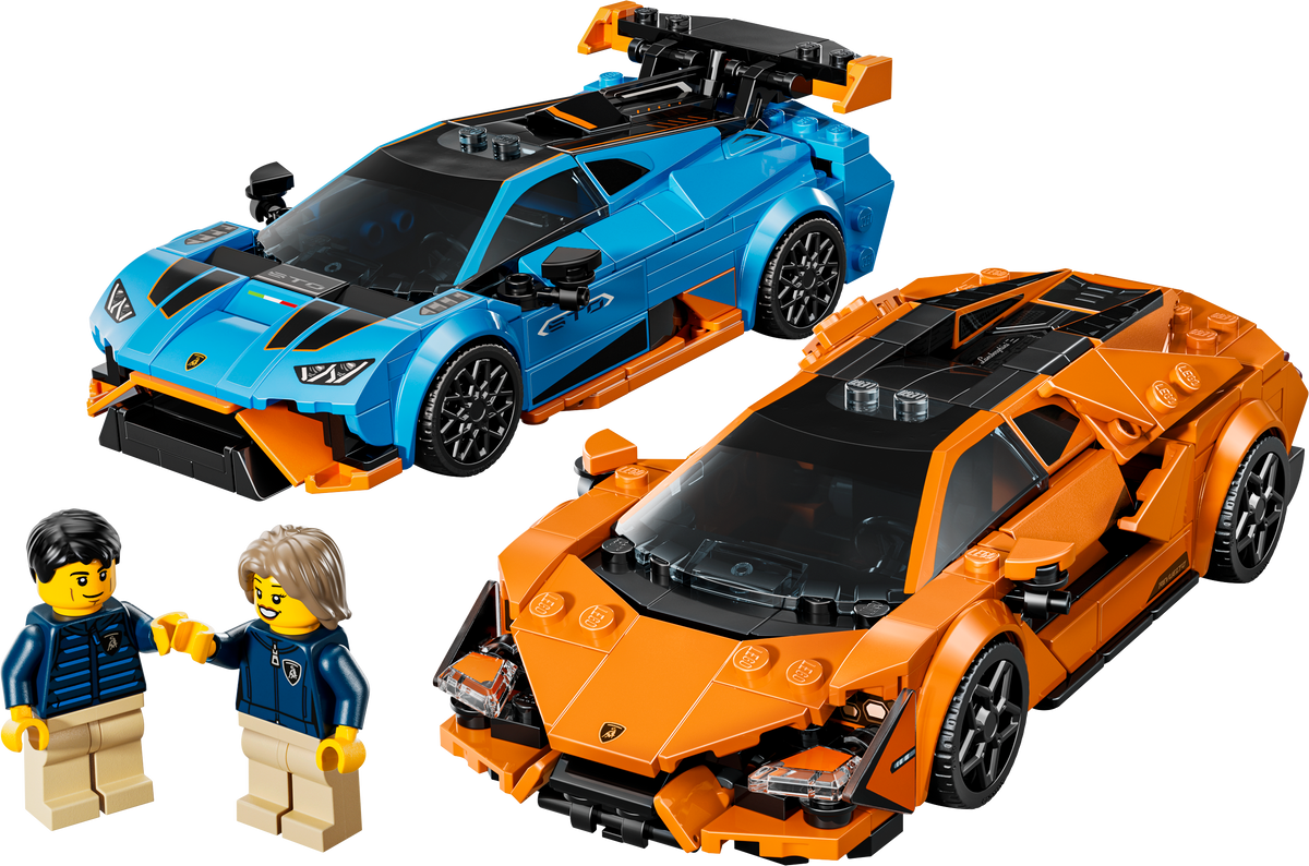 LEGO Speed Champions Lamborghini Revuelto & Huracán STO 77238-Bricking Lebanon
