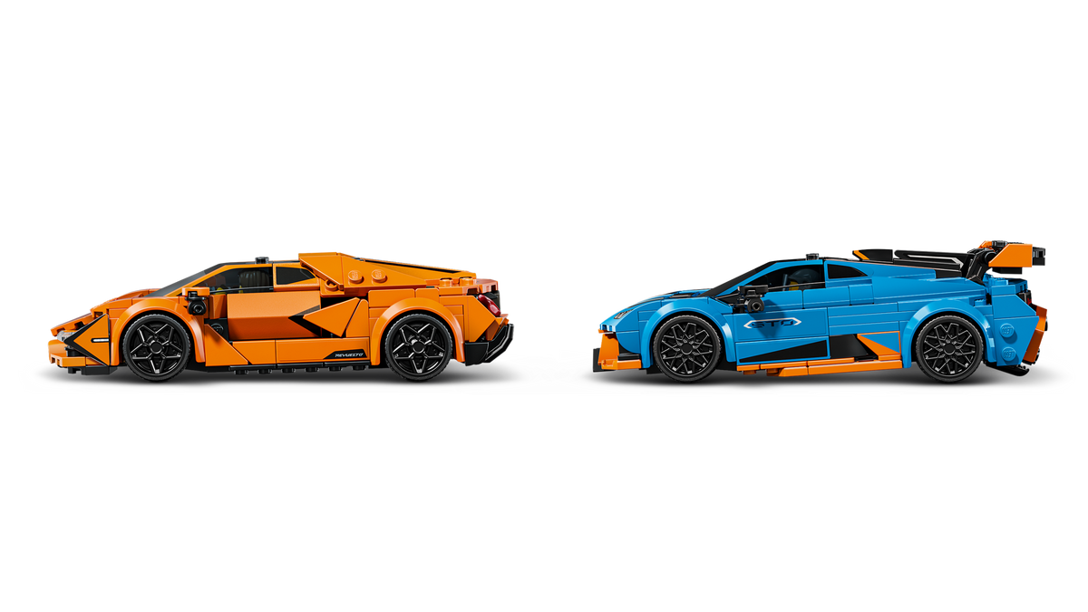 LEGO Speed Champions Lamborghini Revuelto & Huracán STO 77238-Bricking Lebanon