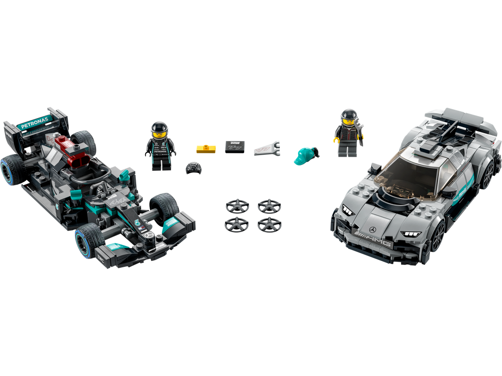LEGO Speed Champions Mercedes AMG F1 W12 E Performance & Mercedes AMG Project ONE 76909-Bricking Lebanon