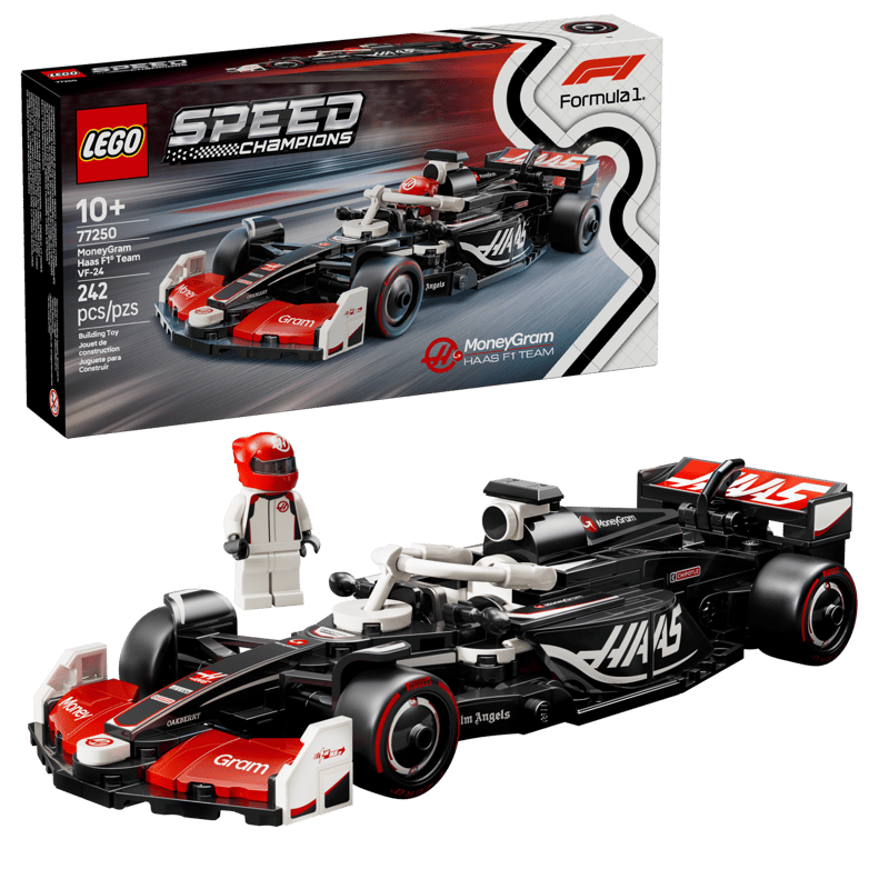 LEGO Speed Champions MoneyGram Haas F1 Team VF 24 Racing Car 77250-Bricking Lebanon
