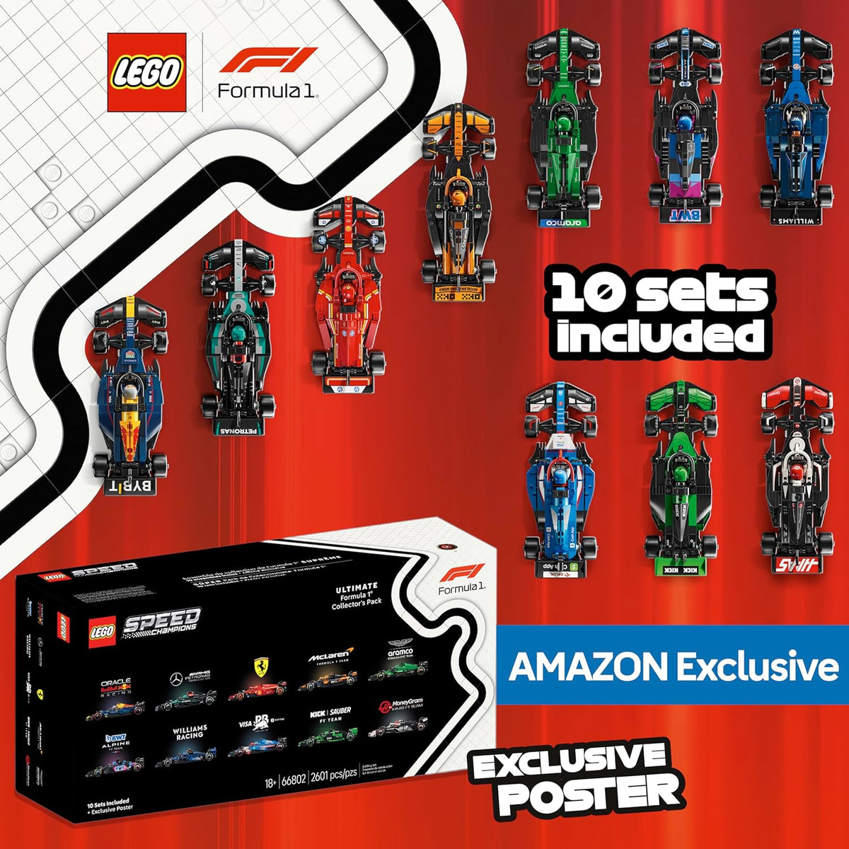 LEGO Speed Champions Ultimate Formula 1 Collector's Pack 10 in 1 66802-Bricking Lebanon