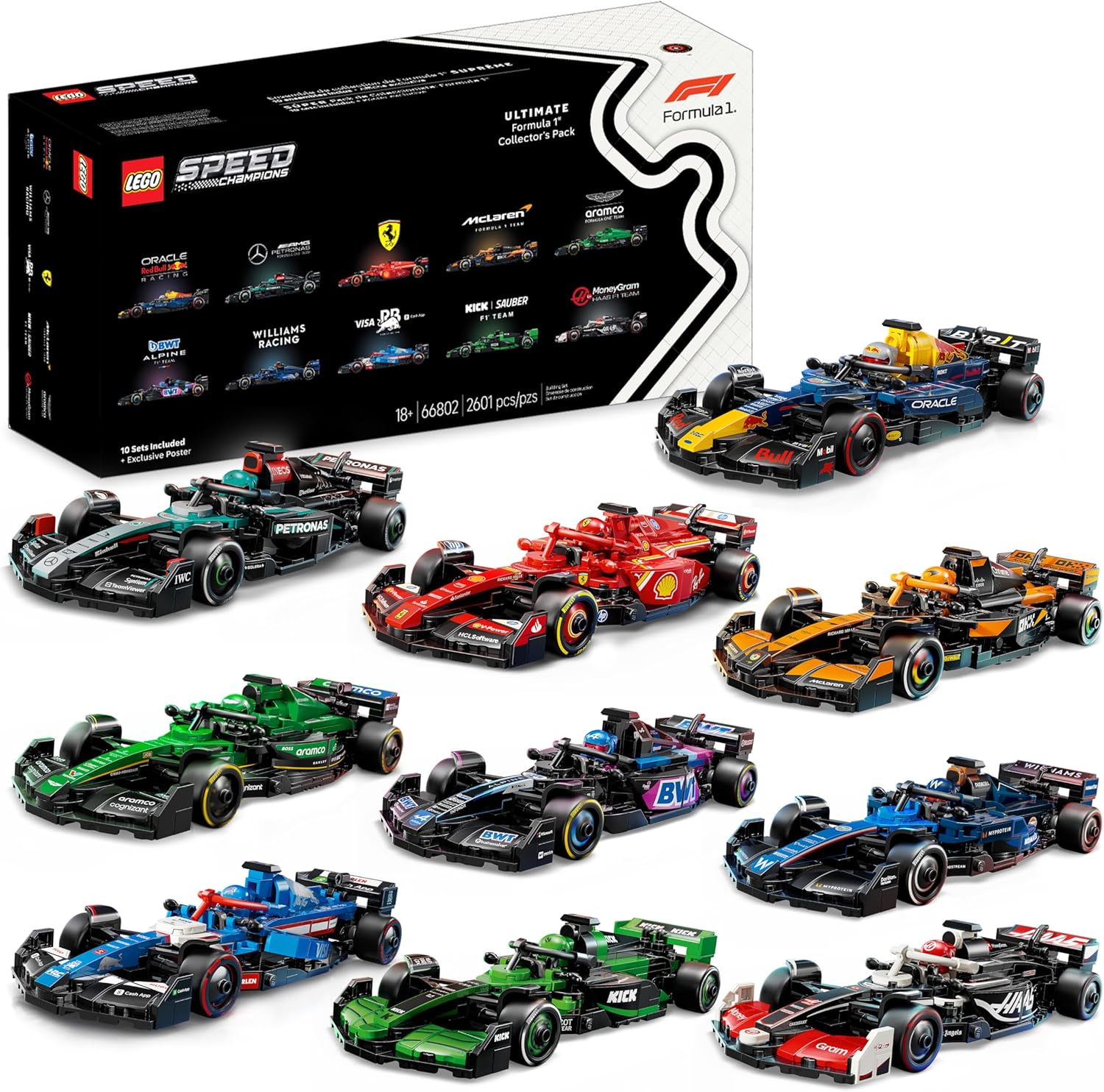 LEGO Speed Champions Ultimate Formula 1 Collector's Pack 10 in 1-Bricking Lebanon