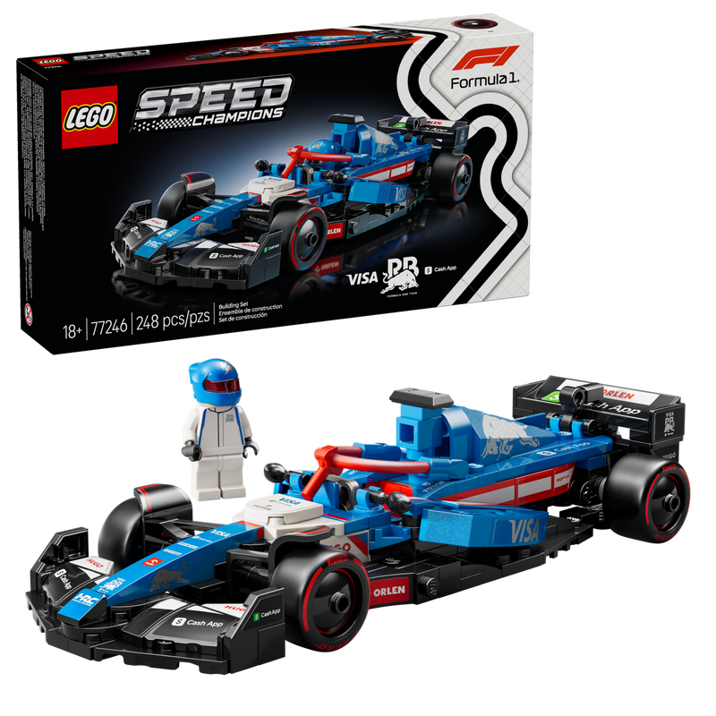 LEGO Speed Champions Visa Cash App RB VCARB 01 F1 Race Car 77246-Bricking Lebanon