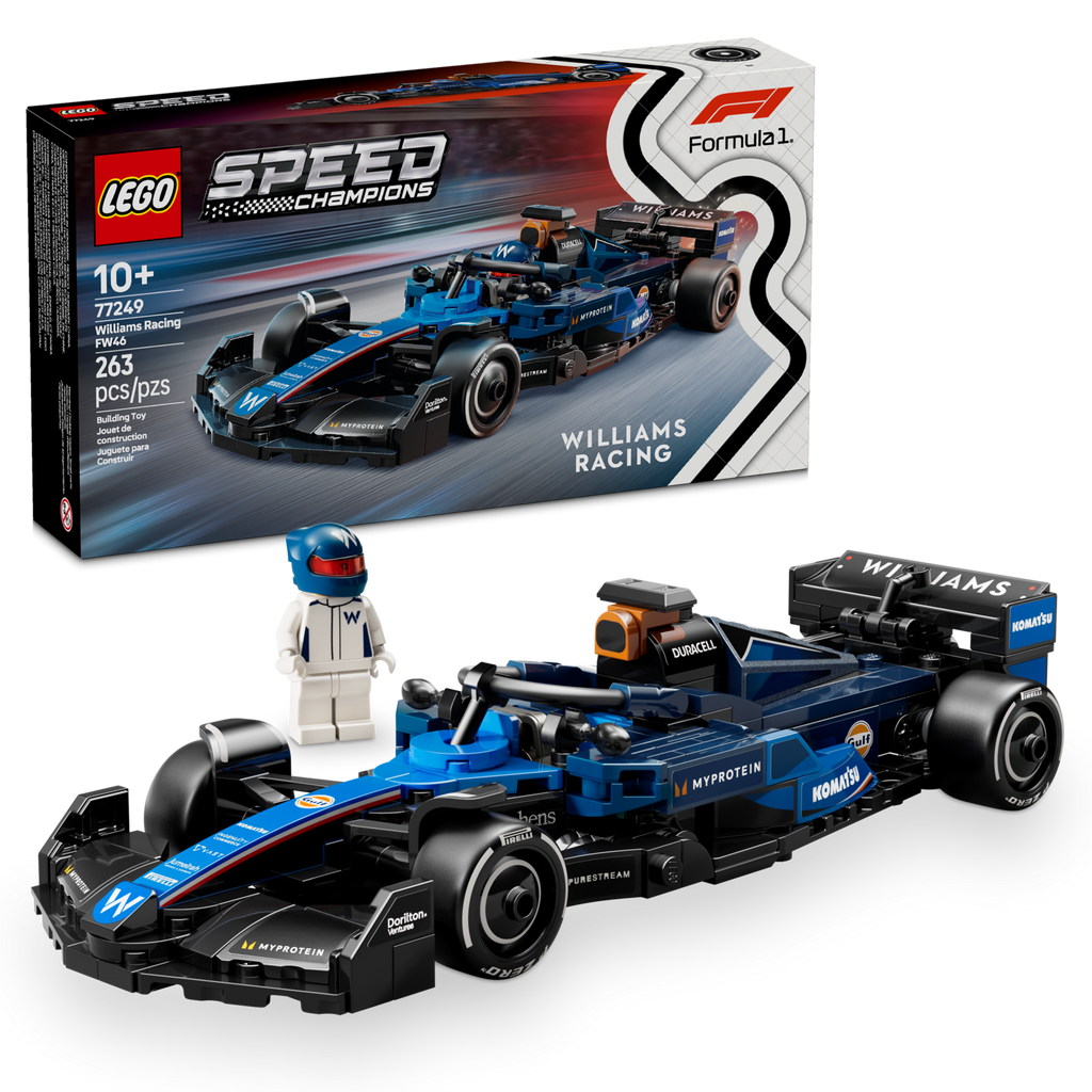 LEGO Speed Champions Williams Racing FW46 F1 Race Car 77249-Bricking Lebanon