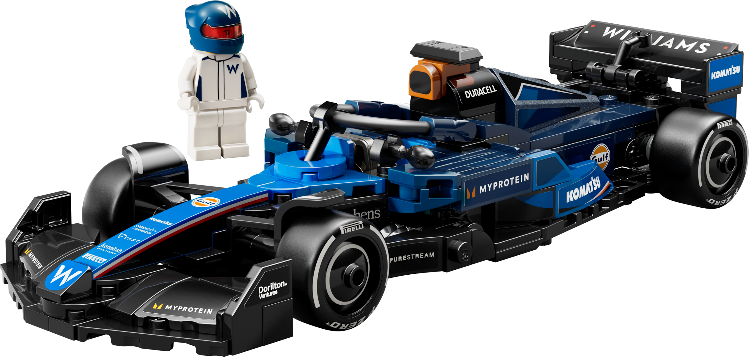 LEGO Speed Champions Williams Racing FW46 F1 Race Car 77249-Lego / Speed-Bricking Lebanon