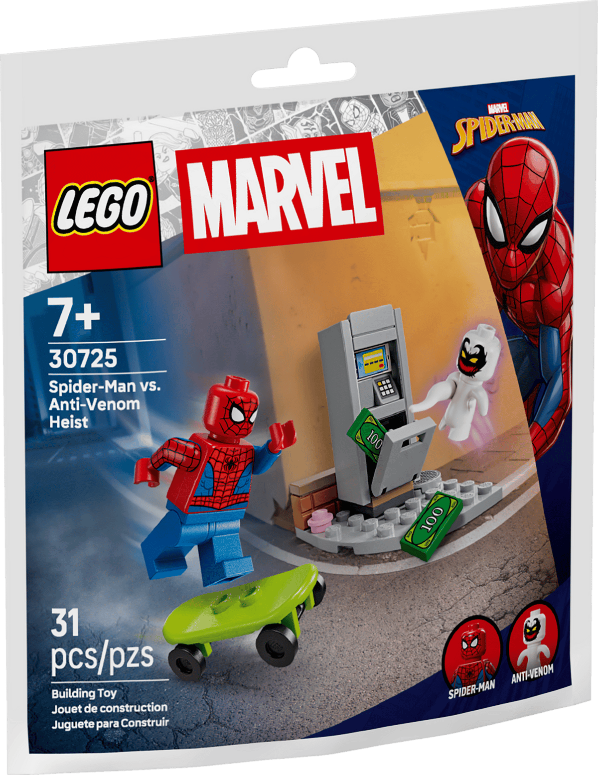 LEGO Spider Man vs. Anti Venom Heist Paper Bag 30725