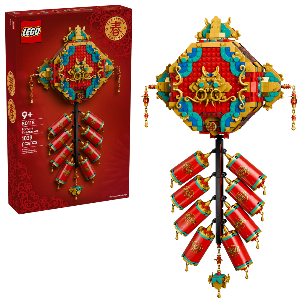 LEGO Spring Festival Fortune Firecracker Lunar New Year Decor 80118-Bricking Lebanon