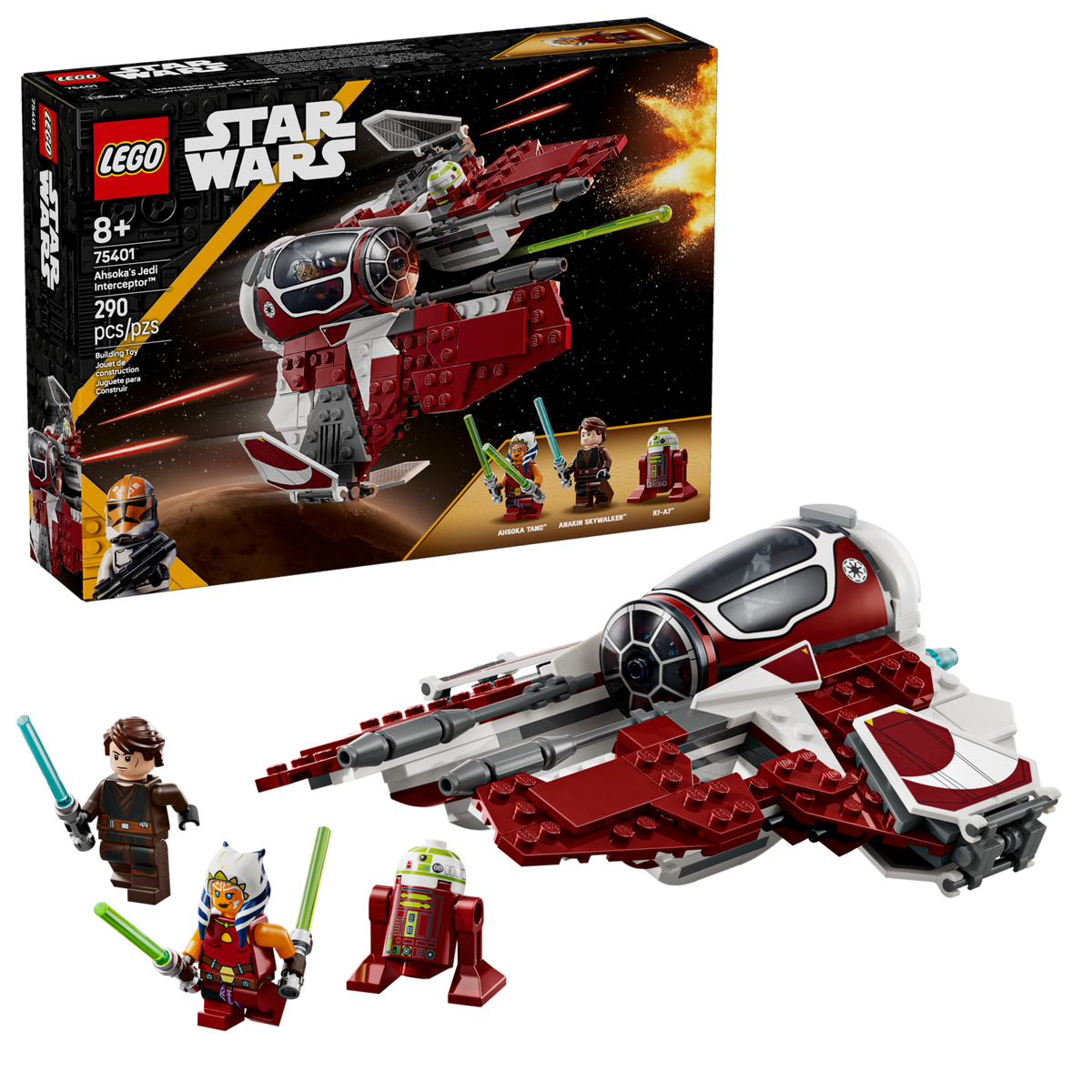 LEGO Star Wars Ahsoka's Jedi Interceptor 75401-Bricking Lebanon