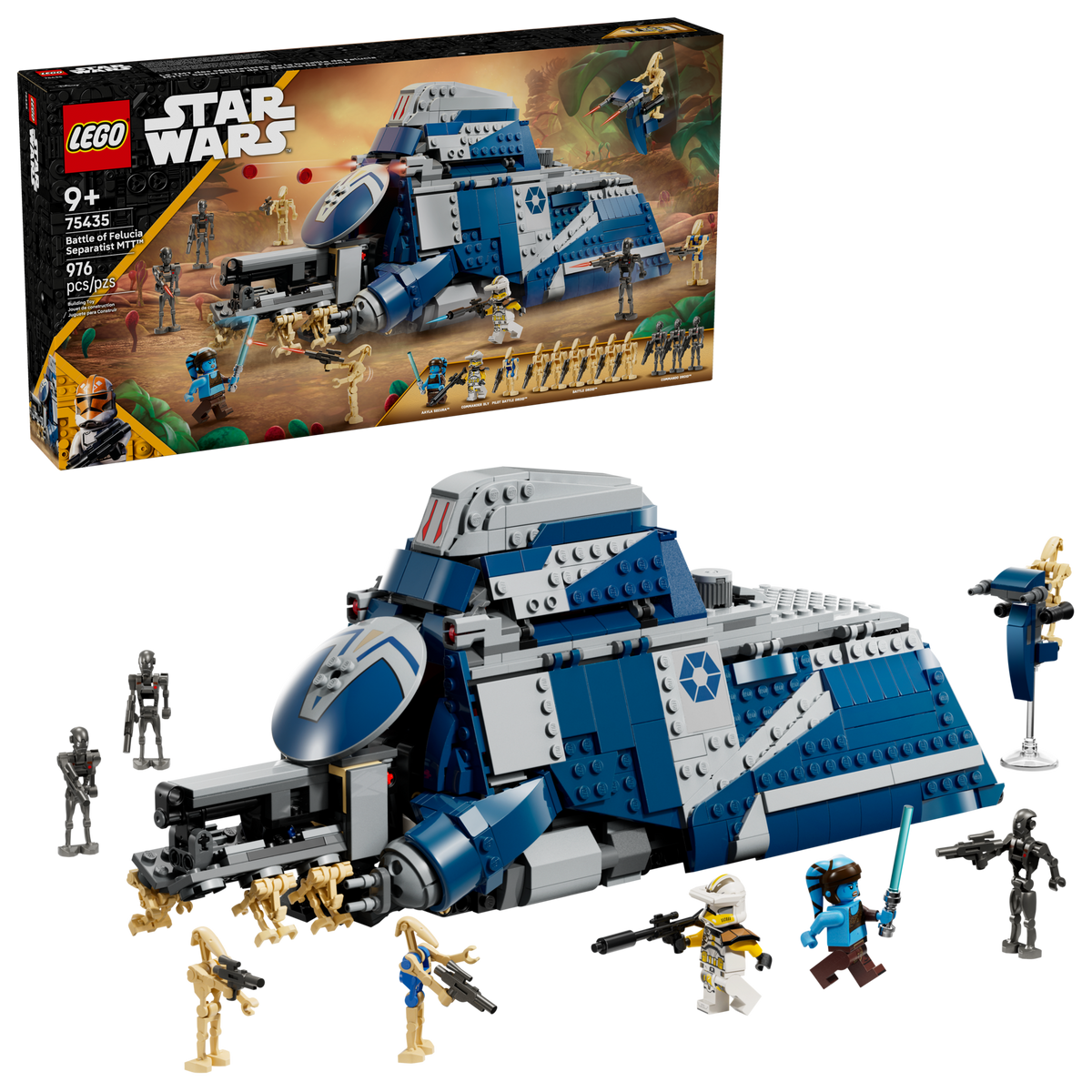 LEGO Star Wars Battle of Felucia Separatist MTT 75435-Bricking Lebanon