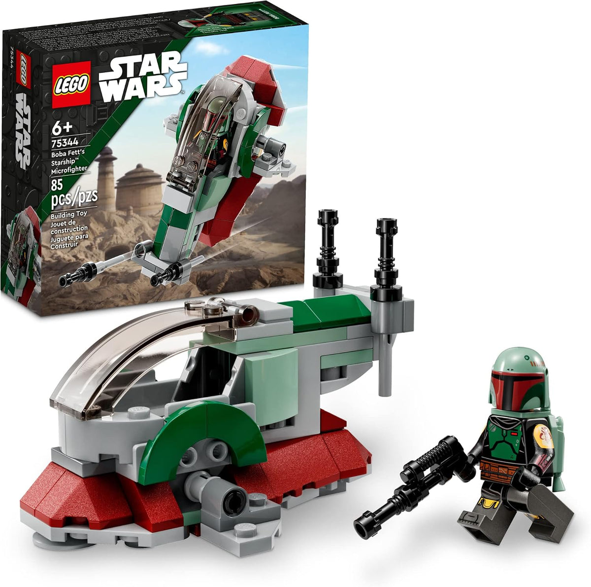 LEGO Star Wars Boba Fett's Starship Microfighter 75344-Bricking Lebanon