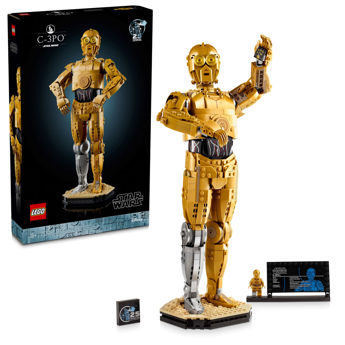 LEGO Star Wars C-3PO Figure 75398-Bricking Lebanon