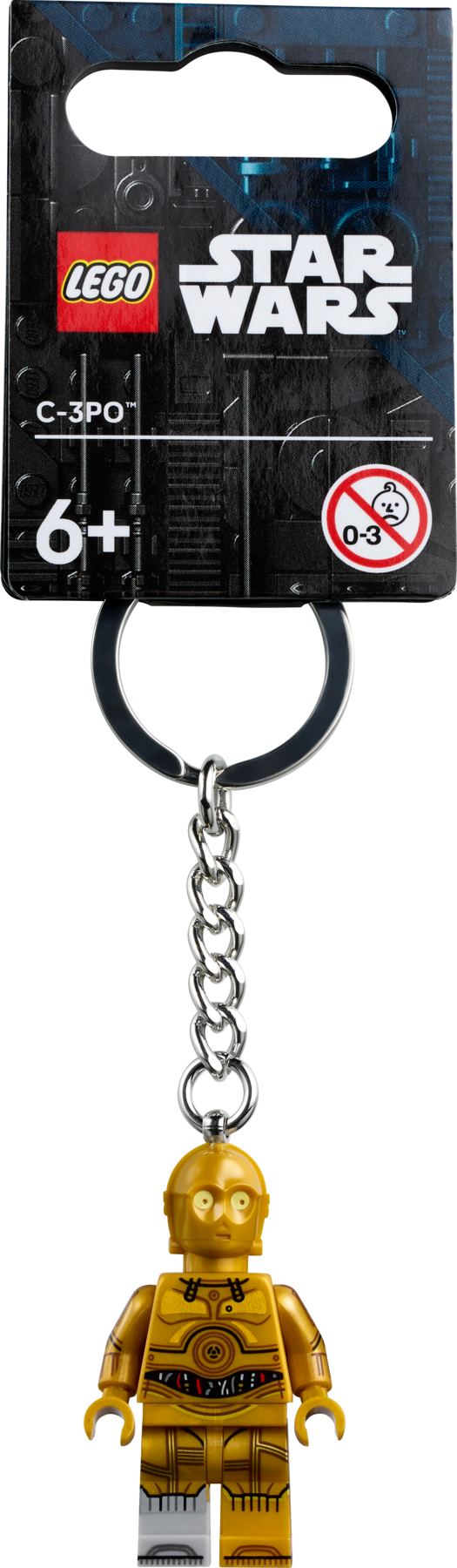LEGO Star Wars C 3PO Minifigure Key Chain 854313-Bricking Lebanon