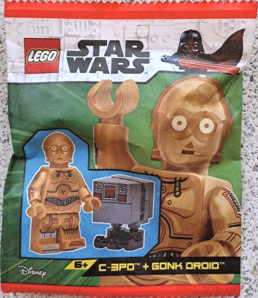 LEGO Star Wars C 3PO and Gonk Droid Mini Figures Set 912310 1 912310-1-Bricking Lebanon