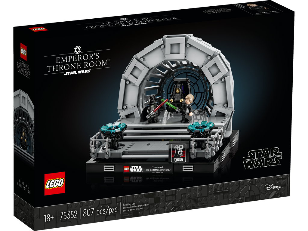 LEGO Star Wars Emperor's Throne Room Diorama 75352