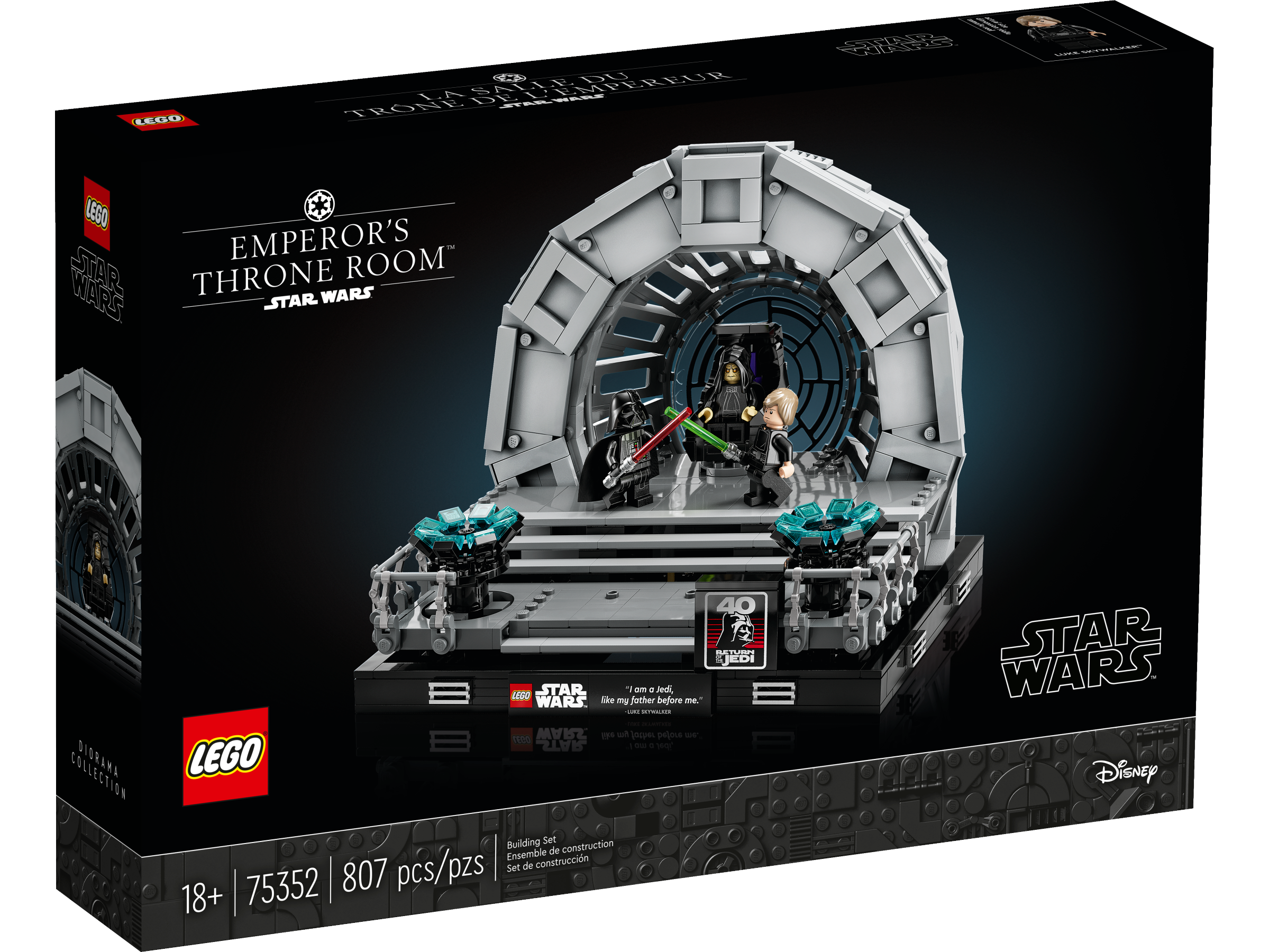 LEGO Star Wars Emperor's Throne Room Diorama 75352