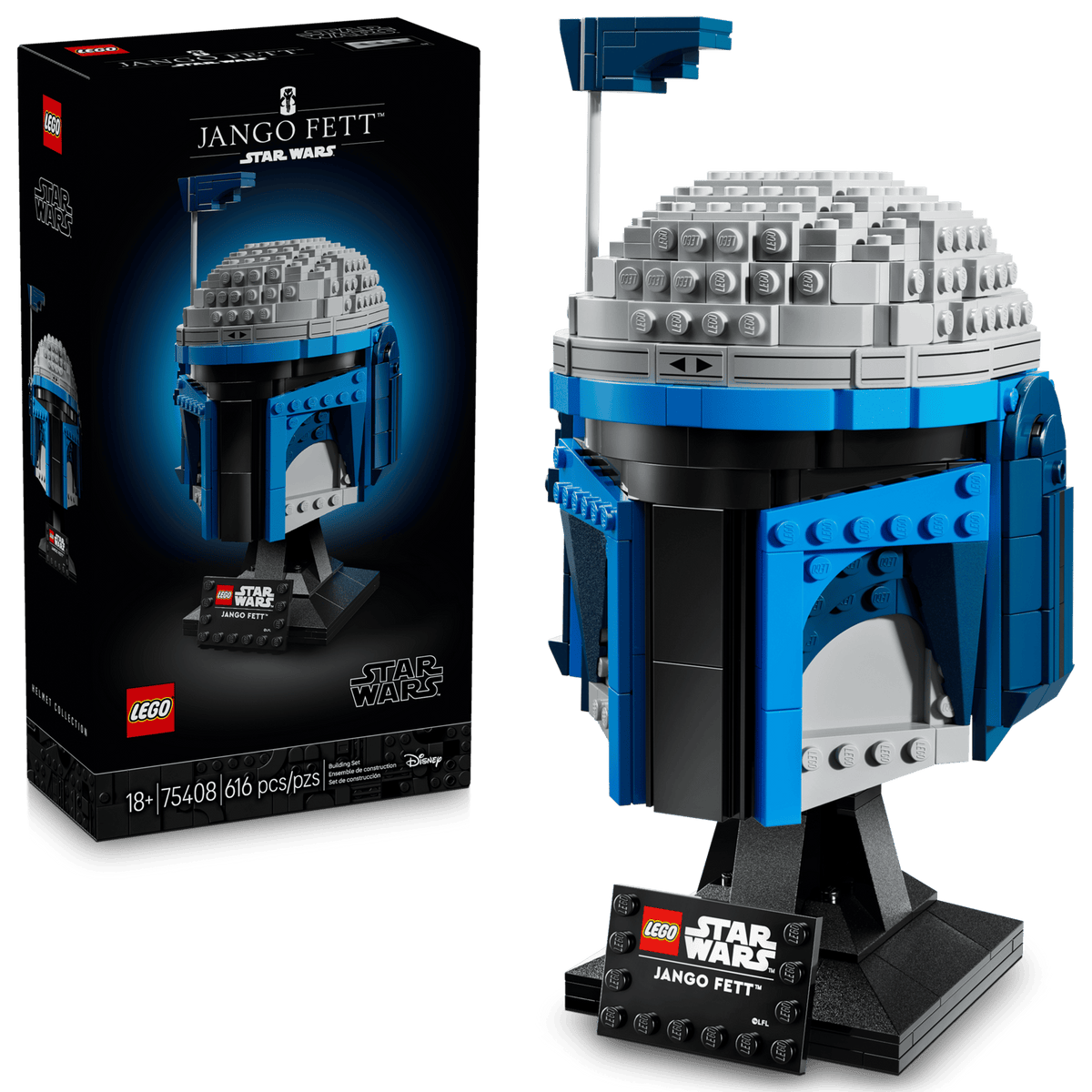 LEGO Star Wars Jango Fett Helmet 75408-Bricking Lebanon