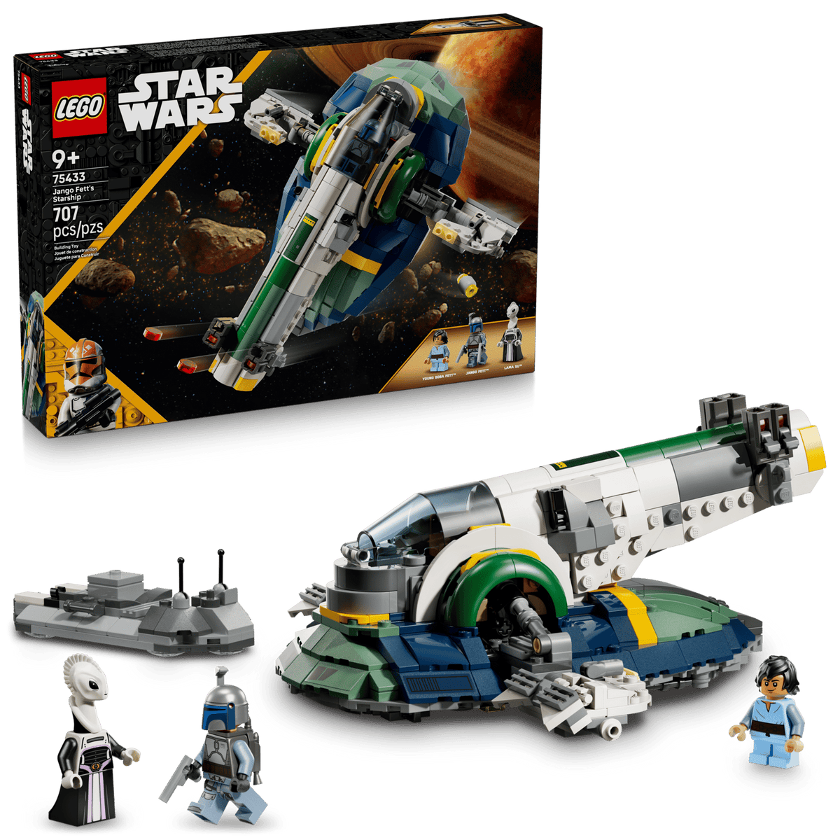 LEGO Star Wars Jango Fett's Starship 75433-Bricking Lebanon