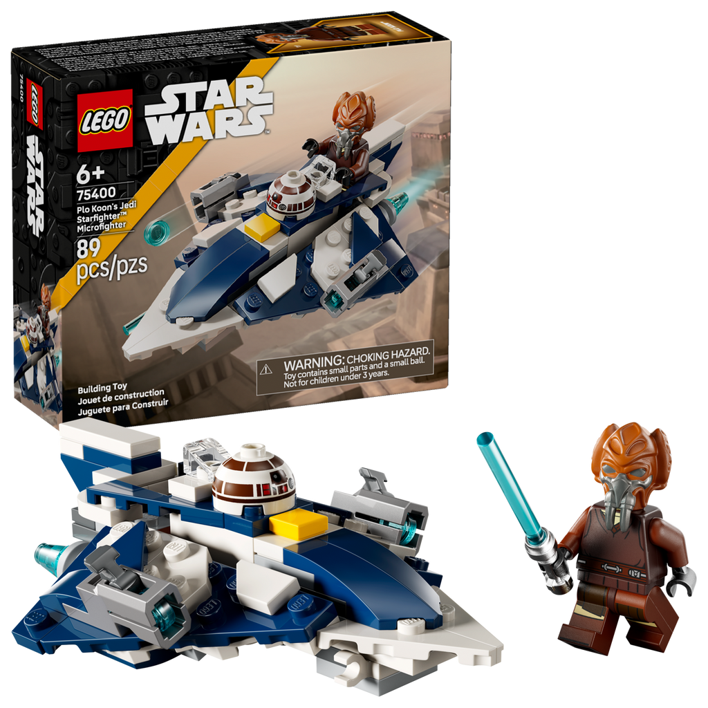 LEGO Star Wars Plo Koon's Jedi Starfighter Microfighter 75400-Bricking Lebanon