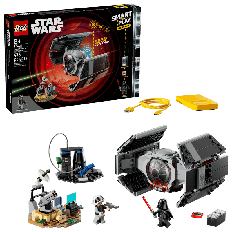 LEGO Star Wars SMART Play Darth Vader's TIE Fighter 75421-Bricking Lebanon