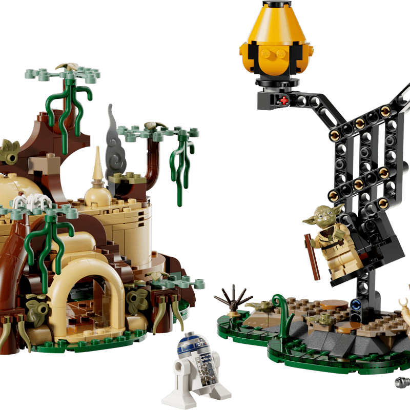 LEGO Star Wars SMART Play Yoda's Hut and Jedi Training Set 75422-Bricking Lebanon